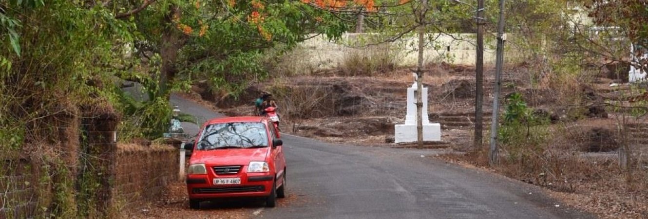 Activities on the island – Road in Chorao